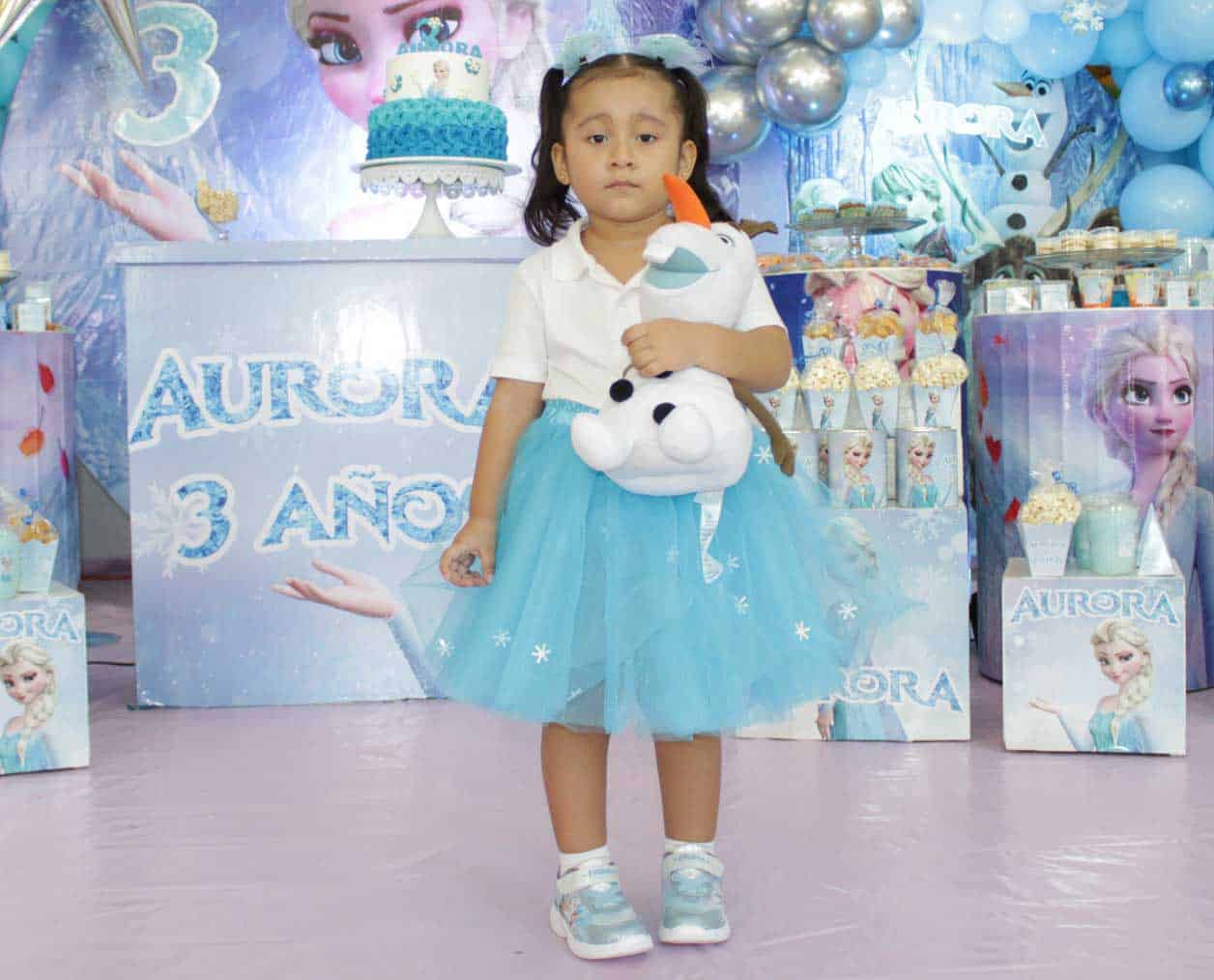 Aurora lució muy bonita