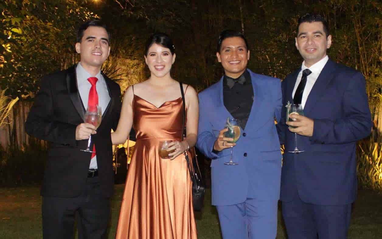 Eduardo, Fernanda, Reynaldo y Norbe