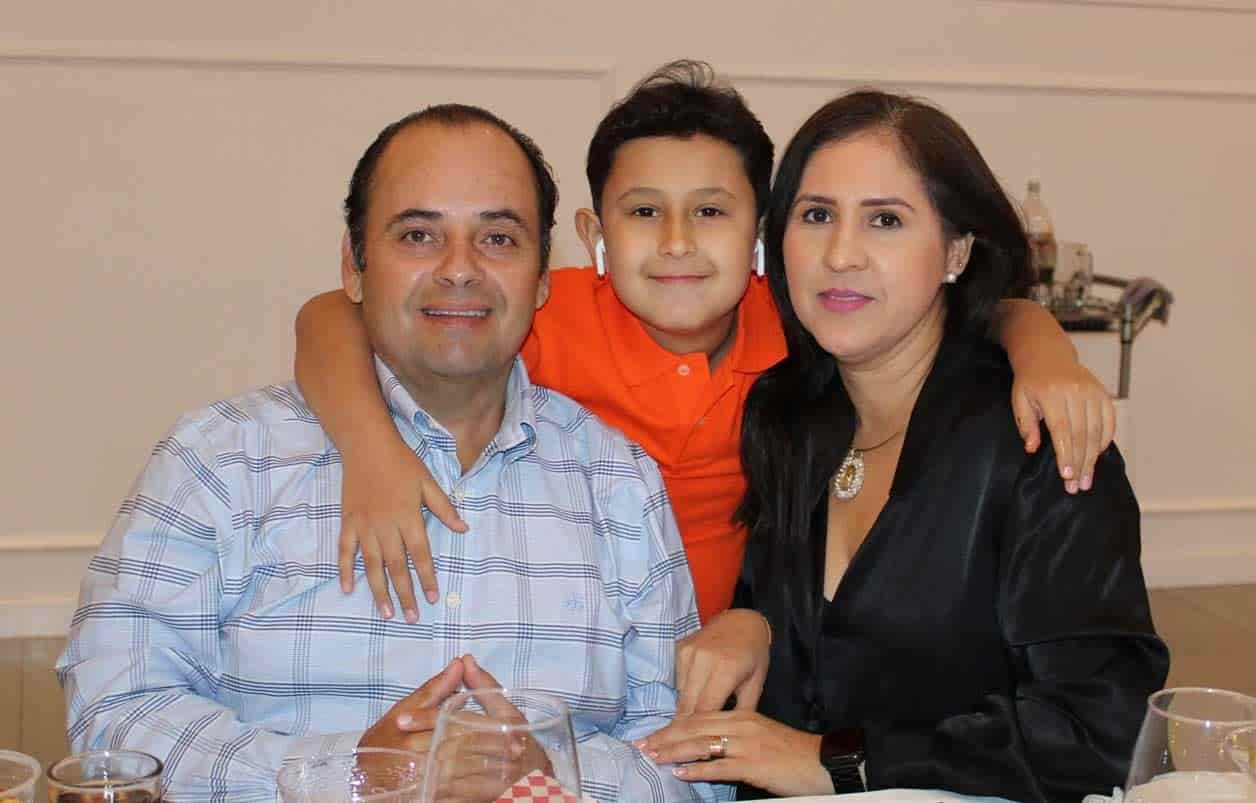 Jorge, Mateo y Diana
