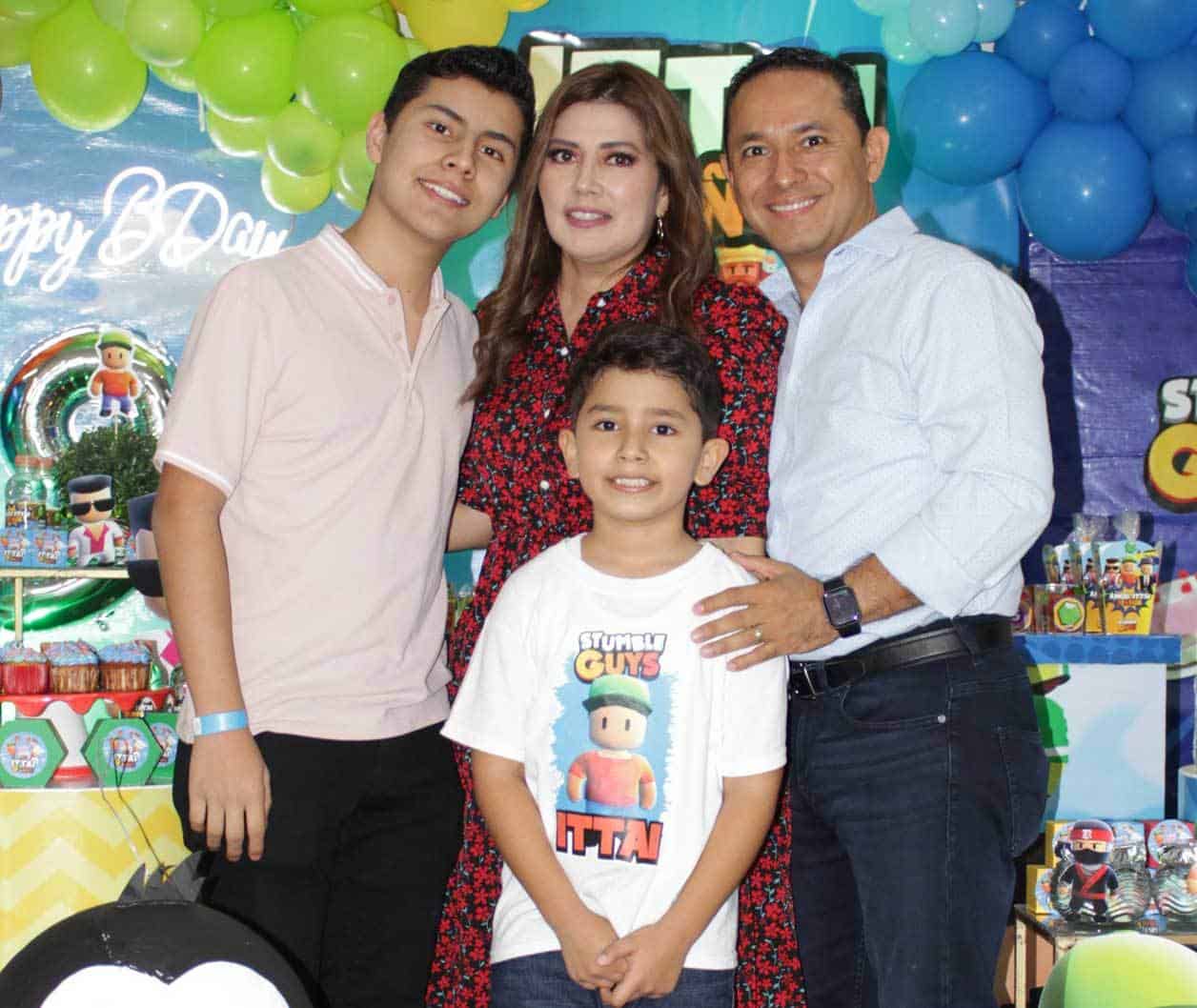 Disfrutaron en familia