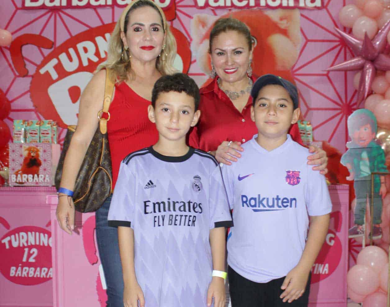 Paty, Folly, Gerardo y Patricio