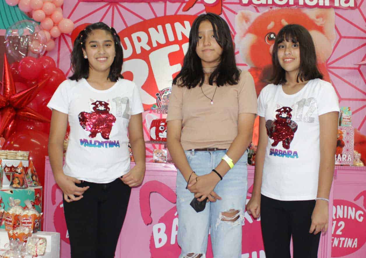 Hannia con las lindas festejadas
