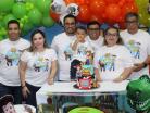 Los anfitriones con Rube´n Omar, Sergio Damia´n, Mari´a del Carmen y Jesu´s