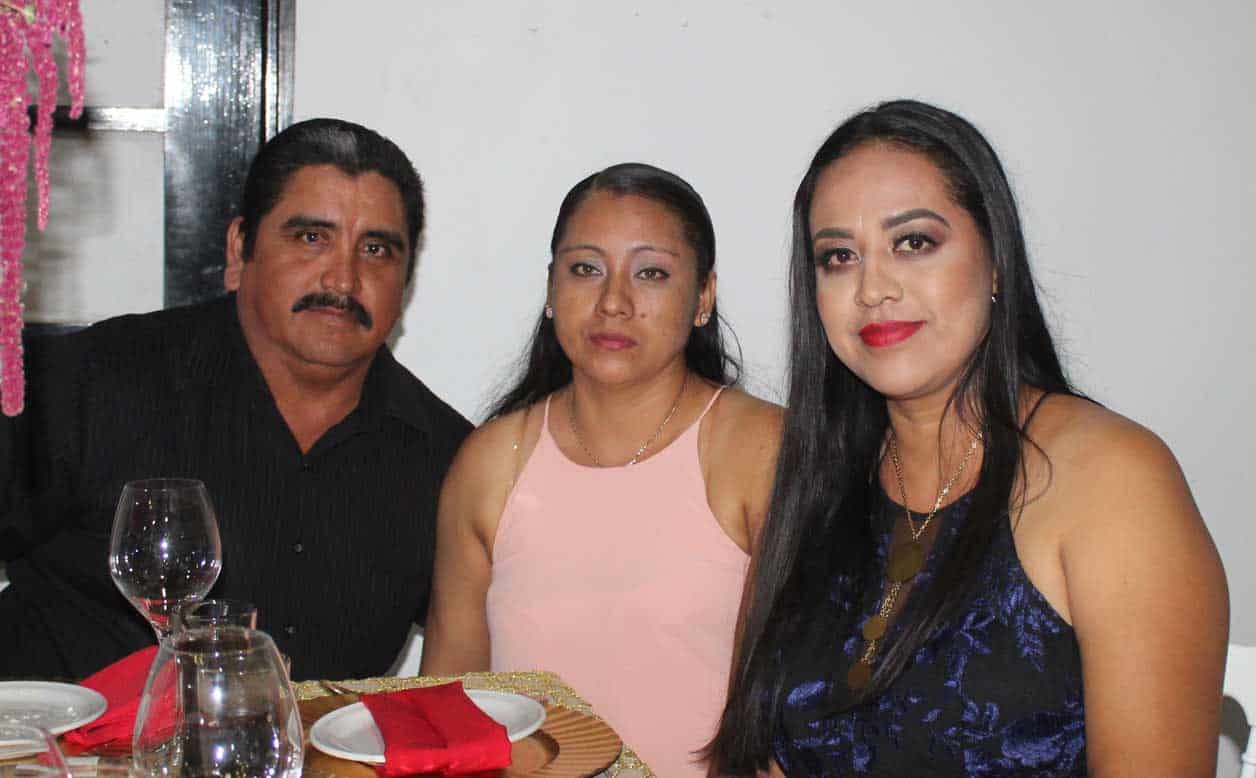 Moises, Leticia y Viridiana