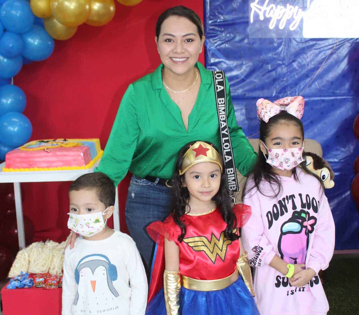 Osiris, Matías, Rebeca y Larissa