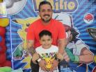 Emilio con su papa´