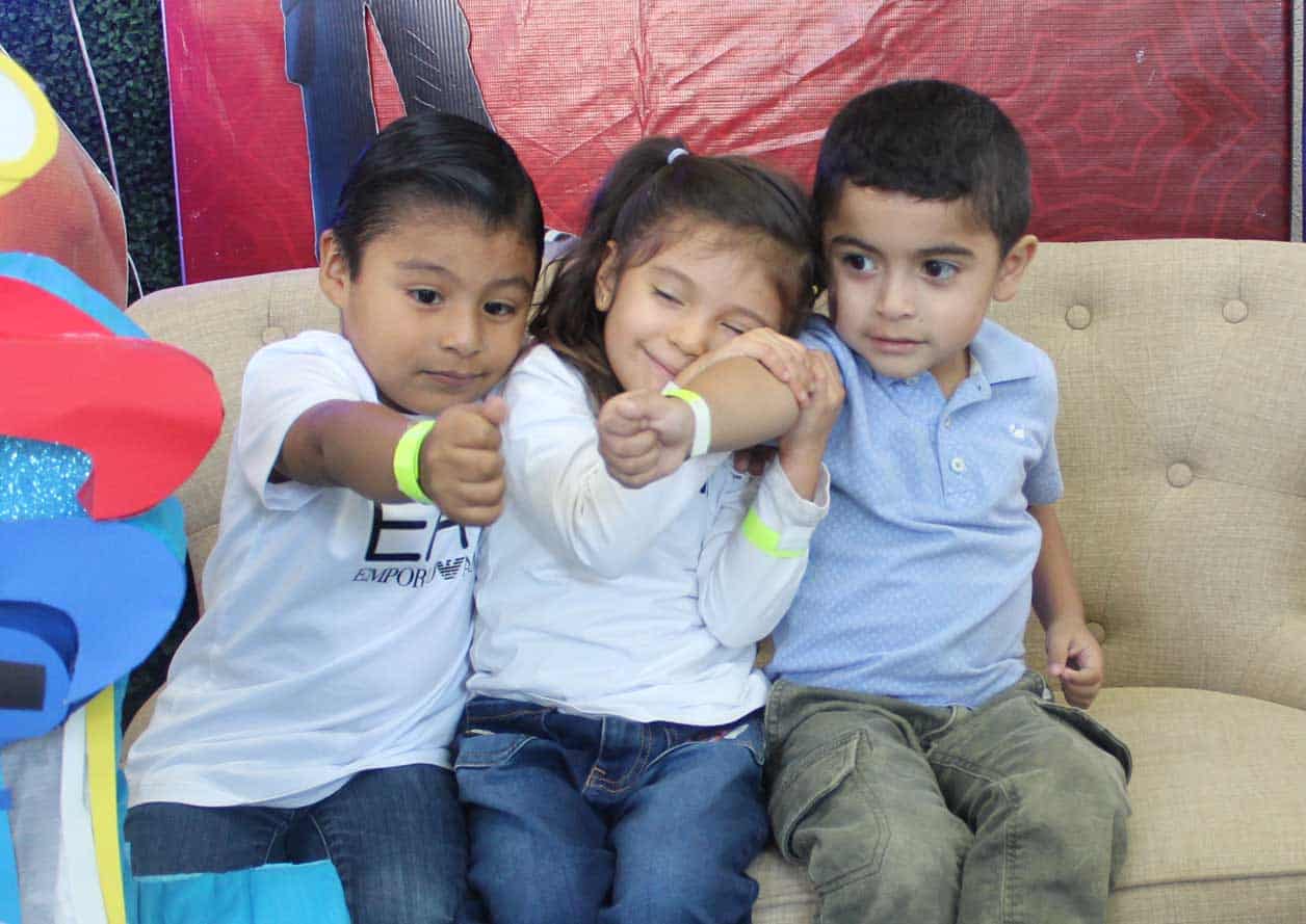Juntos gozaron el festejo
