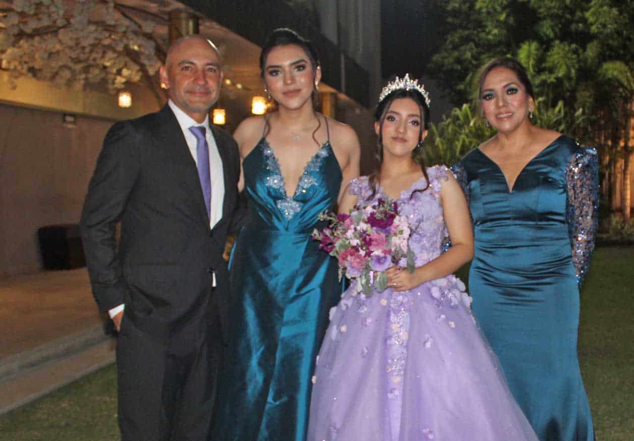 Jorge, María José, Valentina y Nielsen