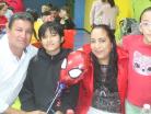 Juan, Alejandro, Lorena y Victoria