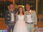 La novia con su hermano y su papa´