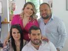 Montse con Guadalupe, Daniel y Jamin