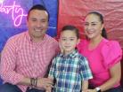Cristian, Santiago y Fernanda