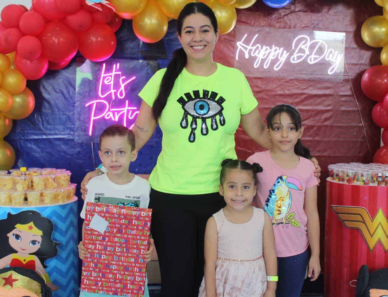 Encantados con el festejo