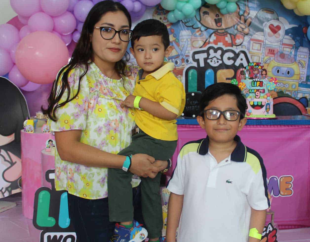 Claudia, Pablo y Luis David