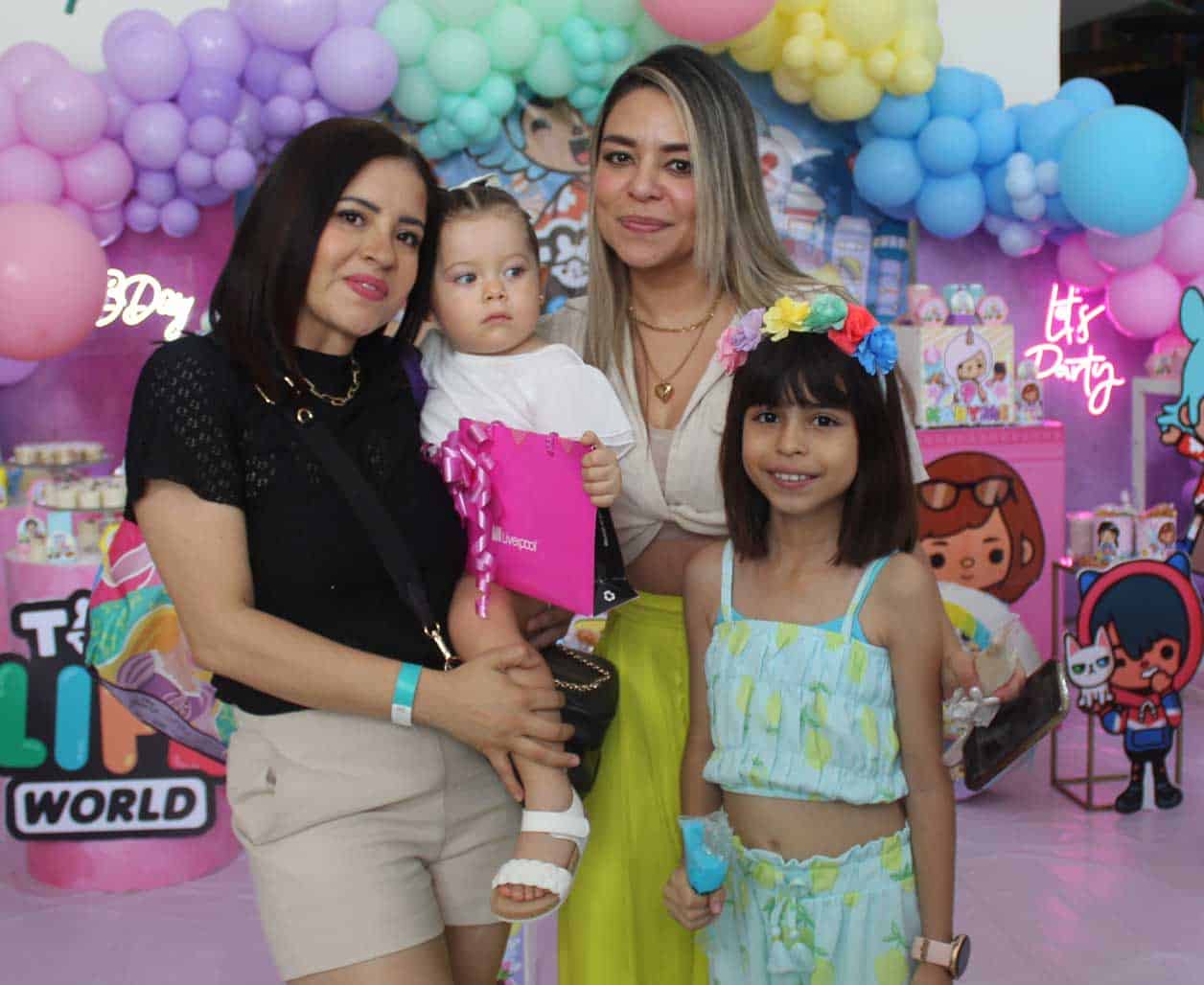 Encantados con el festejo
