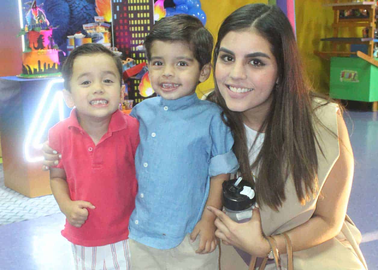 Joss con Javier y Sergio