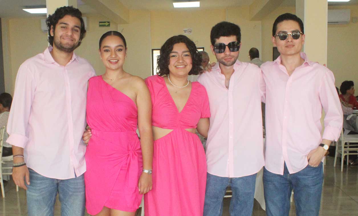 Los nietos, muy contentos