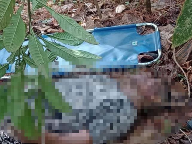 Labriegos reportan hallazgo de cadáver en camino boscoso
