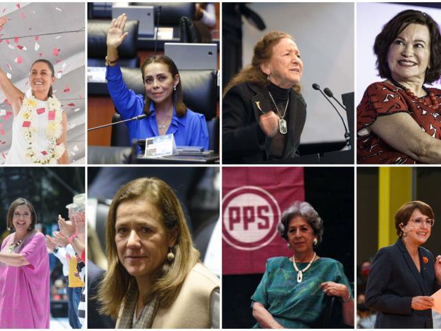 Las 8 mujeres que han buscado la Presidencia