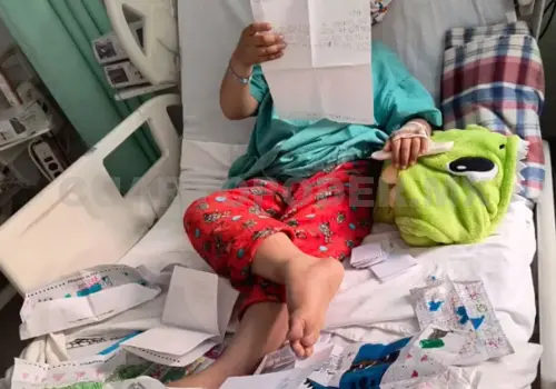 Mateo lucha contra un tipo raro de cáncer