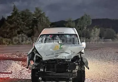 Urvan embiste a caballo en la vía y lo mata