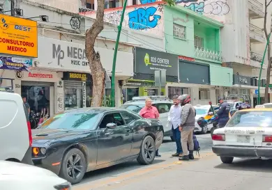 Colisionan por alcance en la avenida Central