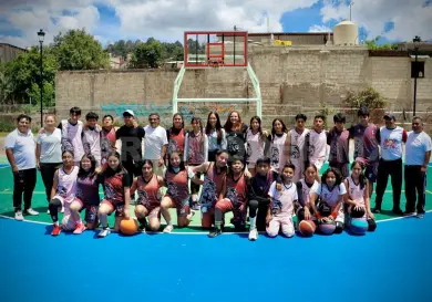 Inauguran Polideportivo Cuxtitali en San Cristóbal