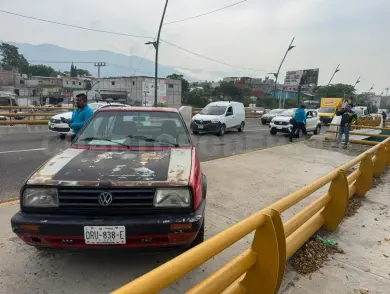 Colisionan por alcance en el libramiento Norte