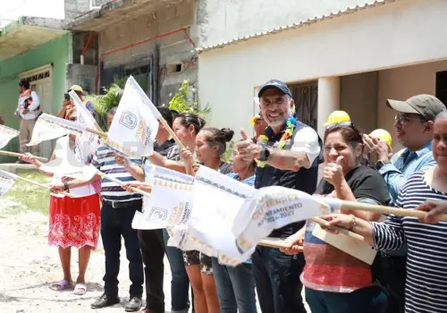 Inicia pavimentación de calle en Patria Nueva