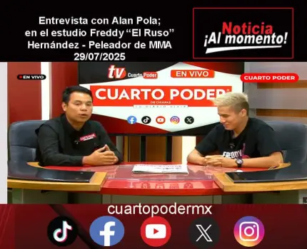 Entrevista con Alan Pola; en el estudio Freddy “El Ruso” Hernández - Peleador de MMA