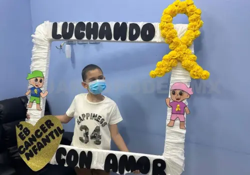 La lucha de Diego contra la leucemia