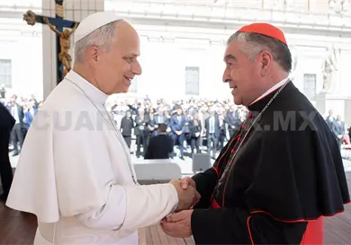 Saluda cardenal Felipe Arizmendi al papa León XIV