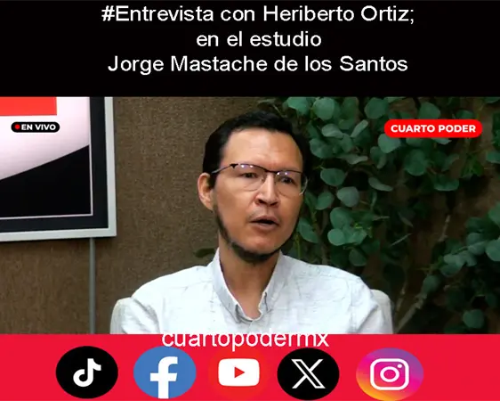 #Entrevista con Heriberto Ortiz; en el estudio Jorge Mastache de los Santos