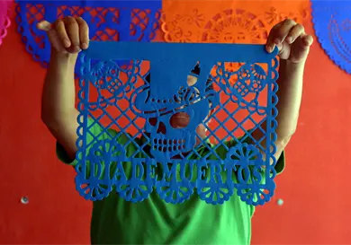 Papel picado de Huixcolotla, Puebla