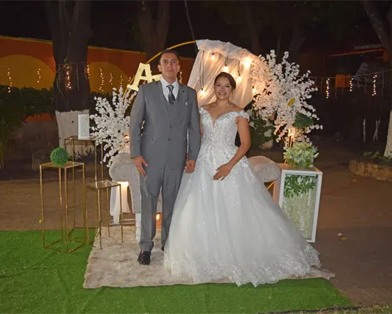 Alfredo y Paola se unieron en matrimonio