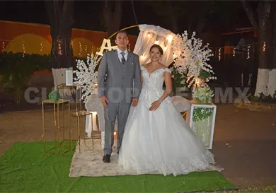 Alfredo y Paola se unieron en matrimonio