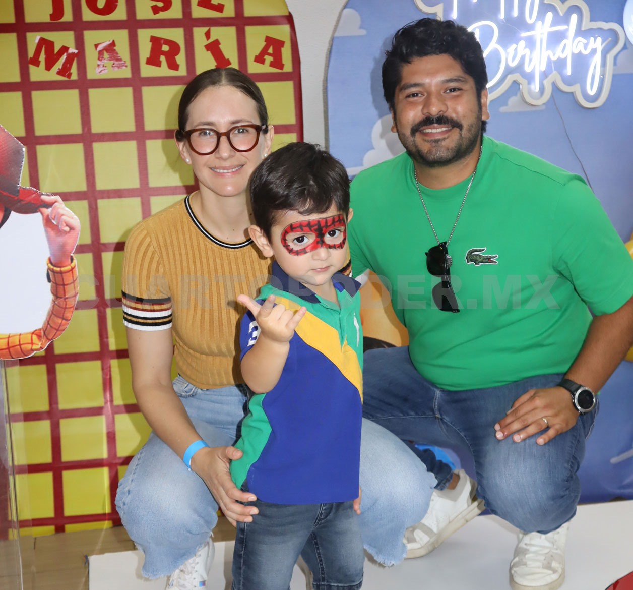 José María cumplió 3 años