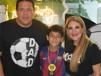 Fiesta futbolera para Rubén