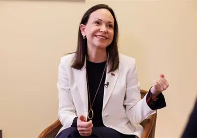 Pronto regresaré a Venezuela: Corina