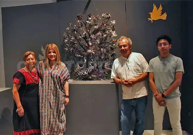 Inauguran exposición de metalistería