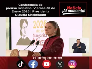 Conferencia de prensa matutina. Viernes 30 de Enero 2026 | Presidenta Claudia Sheinbaum Conferencia de prensa matutina. Viernes 30 de Enero 2026 | Presidenta Claudia Sheinbaum