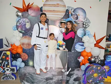 Aldo cumple años en el espacio