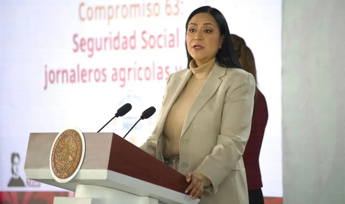 Ariadna Montiel Reyes, secretaria de Bienestar. Cortesía