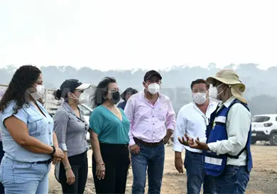 Constatan avances en el sitio de disposición final Constatan avances en el sitio de disposición final