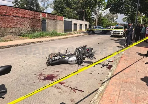 Encontronazo de motos salda con dos malheridos