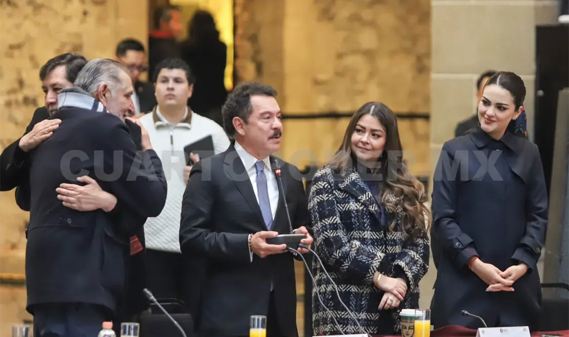 Aspecto de la reunión de trabajo de la senadora Sasil de León. CP