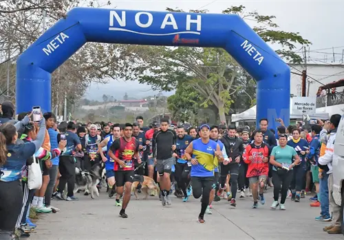 Atletas vencieron al frío en Berriozábal