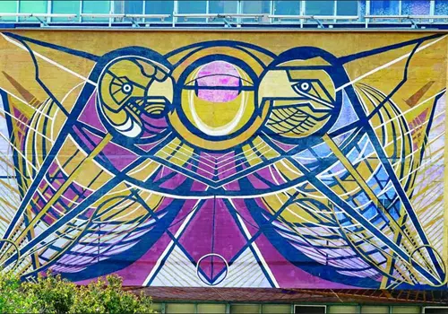 Restauran mural de Siqueiros Restauran mural de Siqueiros