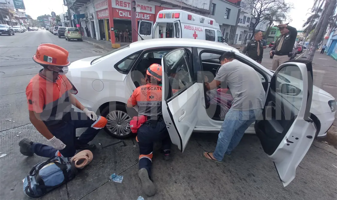 Semaforazo: tres lesionados, el saldo