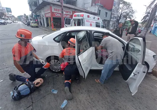 Semaforazo: tres lesionados, el saldo